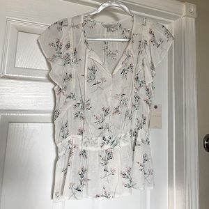 Lucky brand NWT peplum top